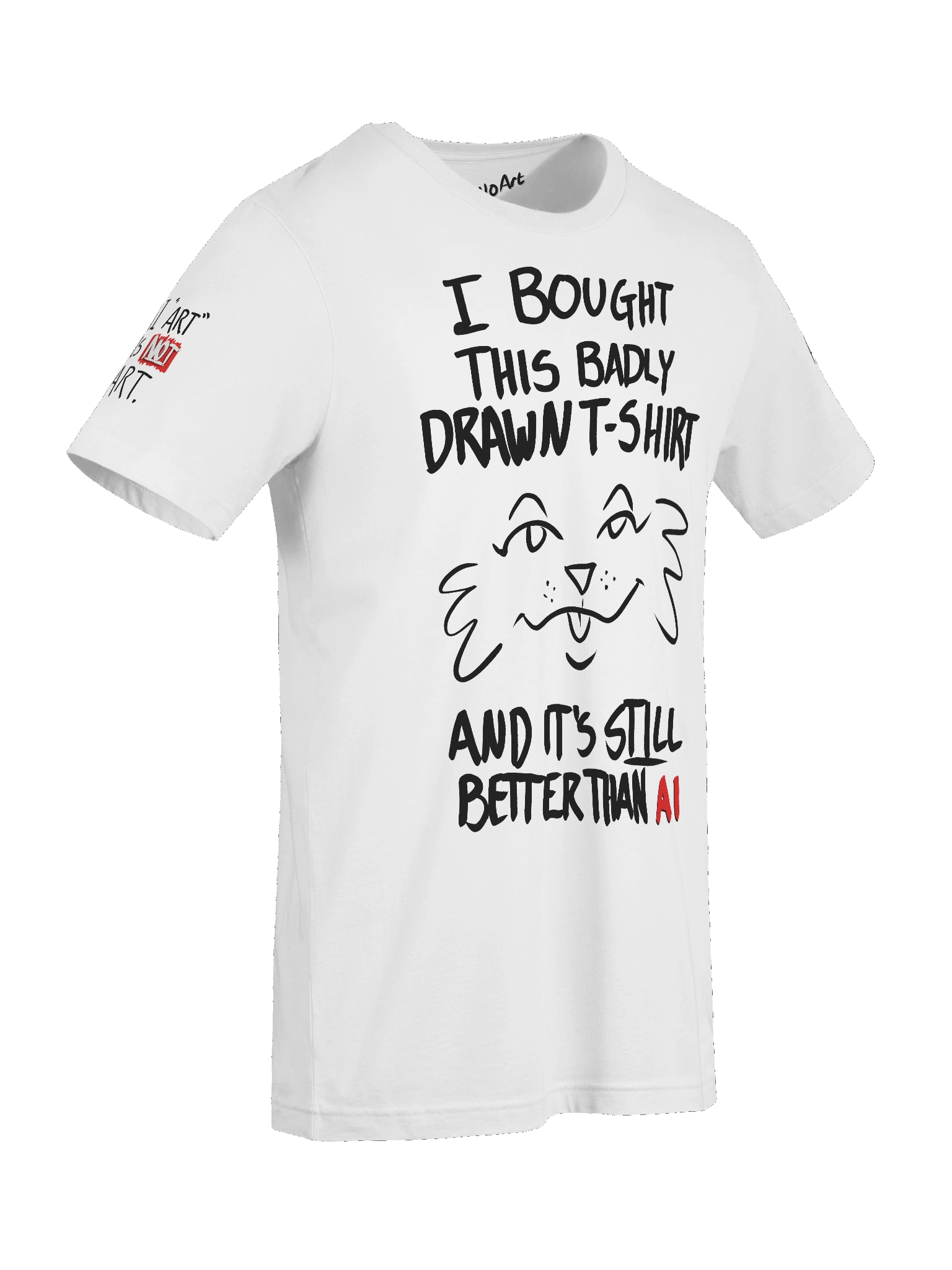 Better Than AI Shirt [White] product image (9)