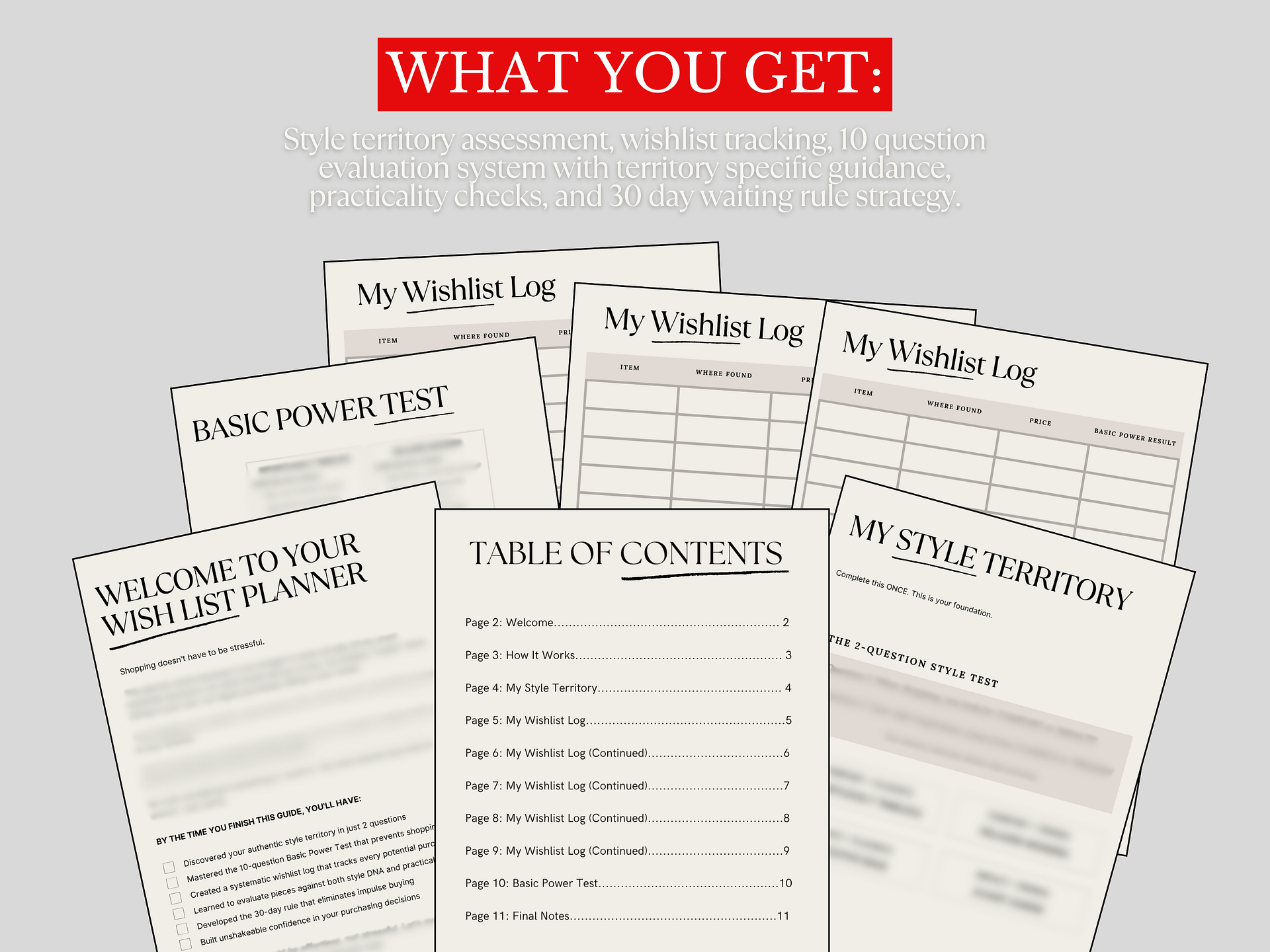 Wish List Planner (PDF) product image (3)