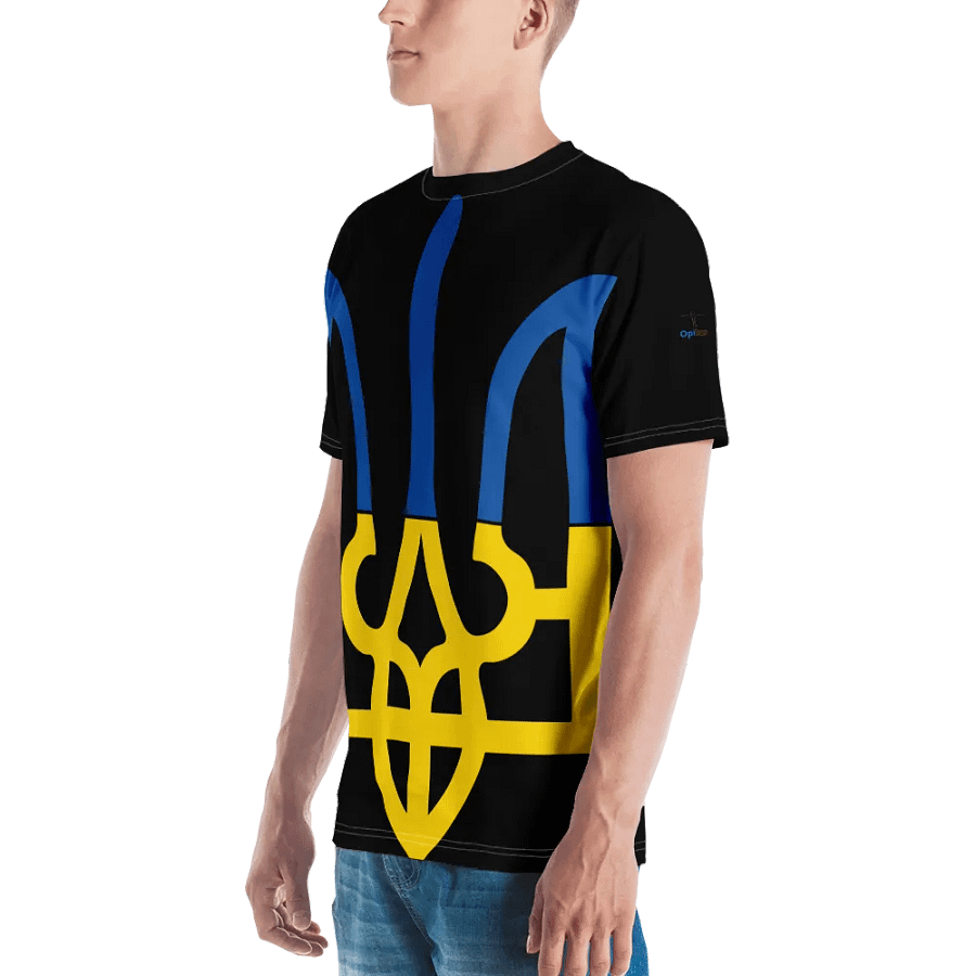 Ukraine - Tryzub - Black - All-Over Print Crew Neck T-Shirt product image (3)