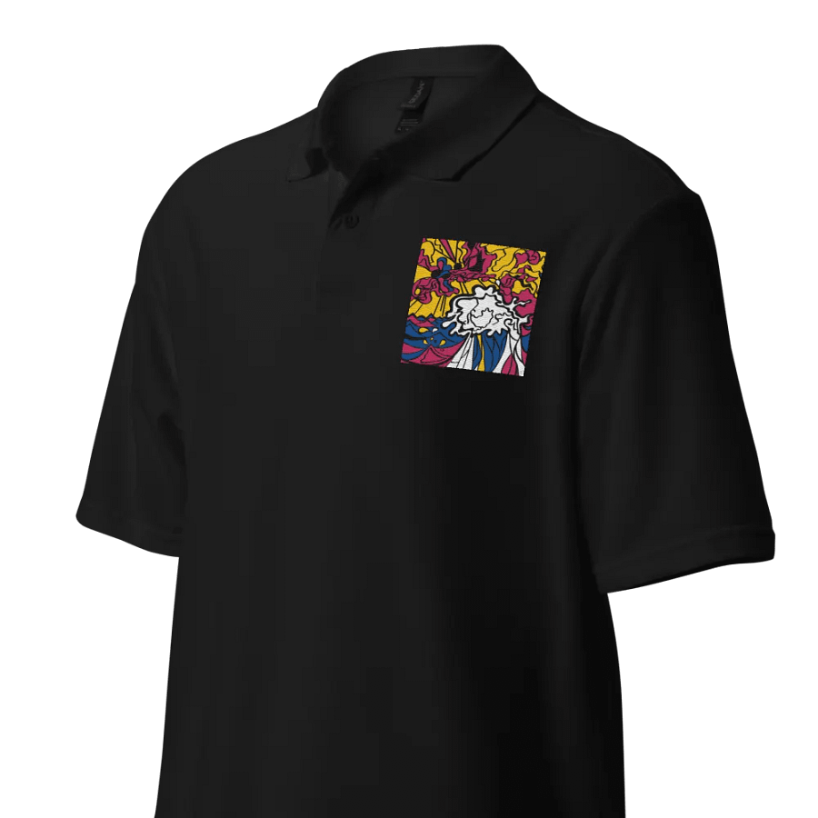Energize Polo: Abstract Art Inspired Shirt - product image (3)