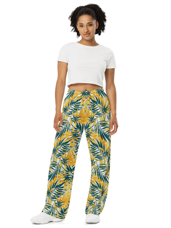 Tropical Summer | Unisex Wide-Leg Pants product image (1)