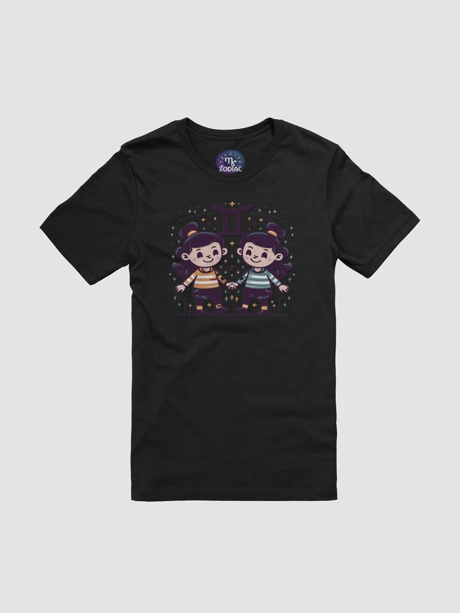 Gemini Zodiac Unisex T-Shirt - Playful Twins Design, Astrology Gift product image (3)