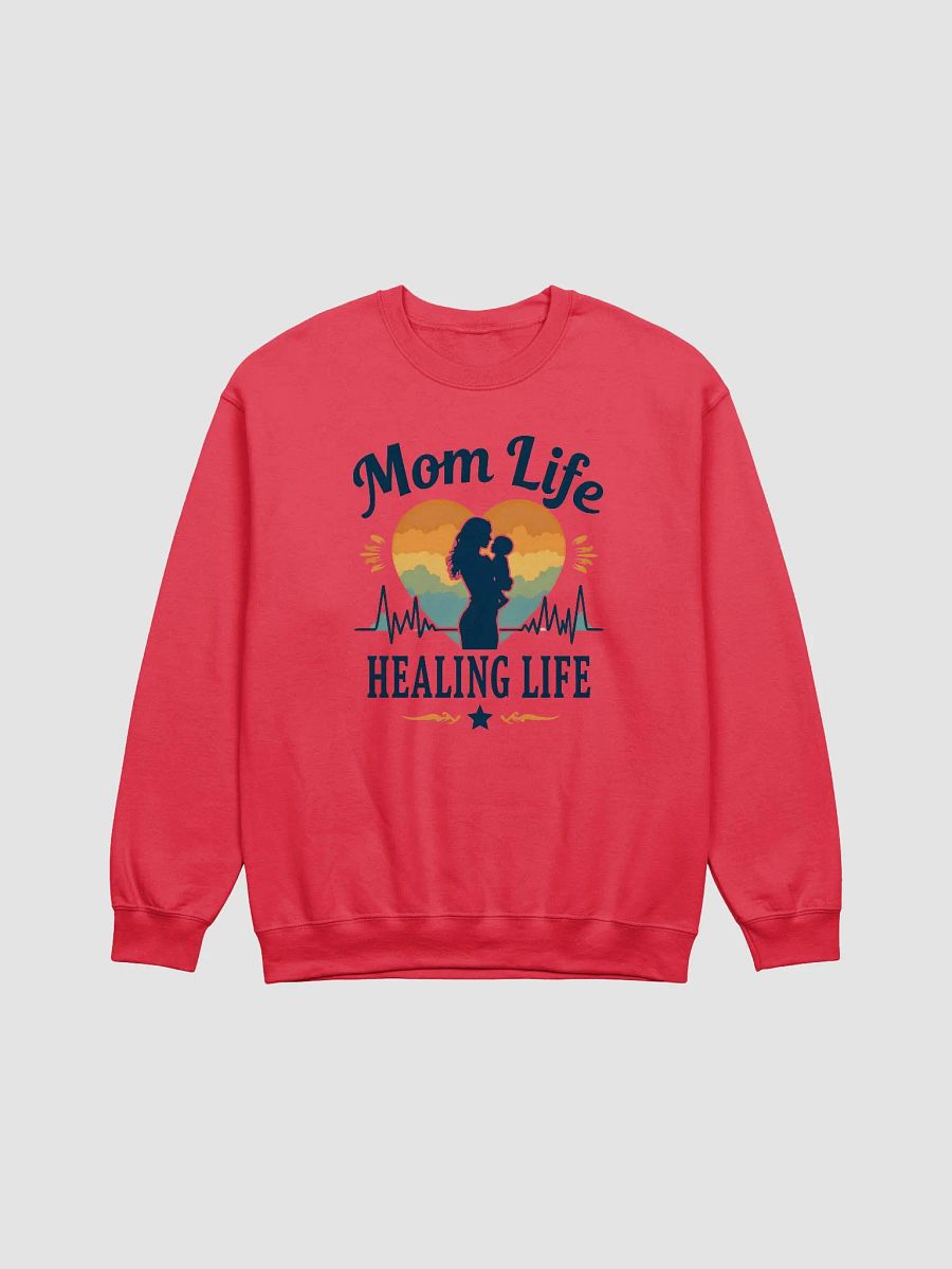 Mom Life and Healing Life Crewneck Sweatshirt product image (5)