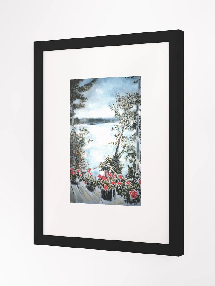 Camano Cabin View Print Framed product image (2)