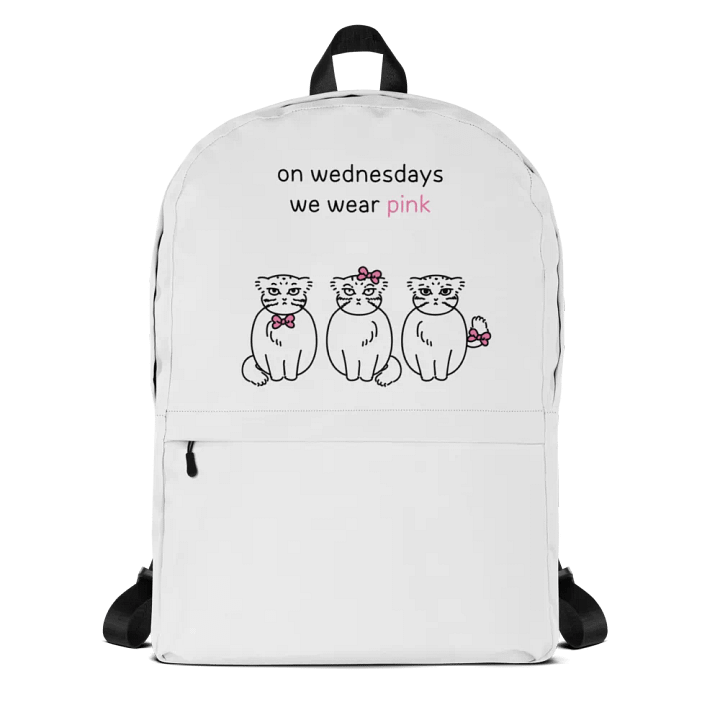 Pink Wednesdays Manul - Backpack product image (1)