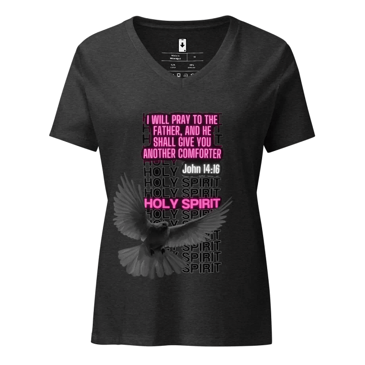 Holy Spirit Women's Relaxed V-Neck Tee product image (3)