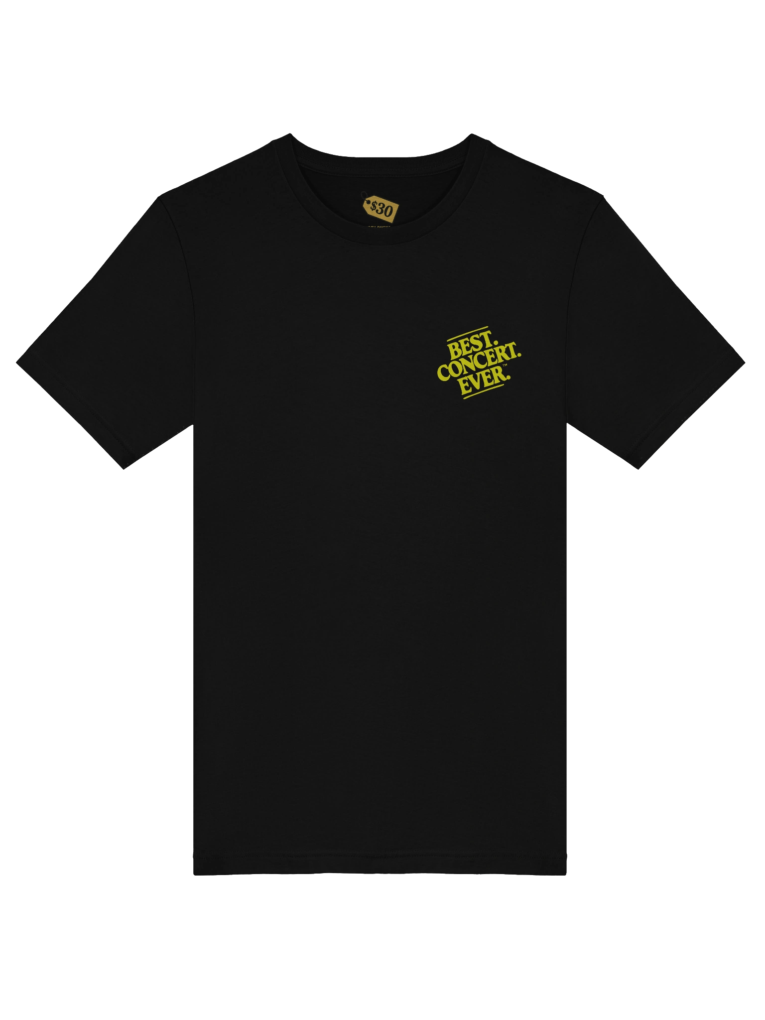 Best. T-Shirt. Ever. (Small Neon Yellow Logo) product image (5)