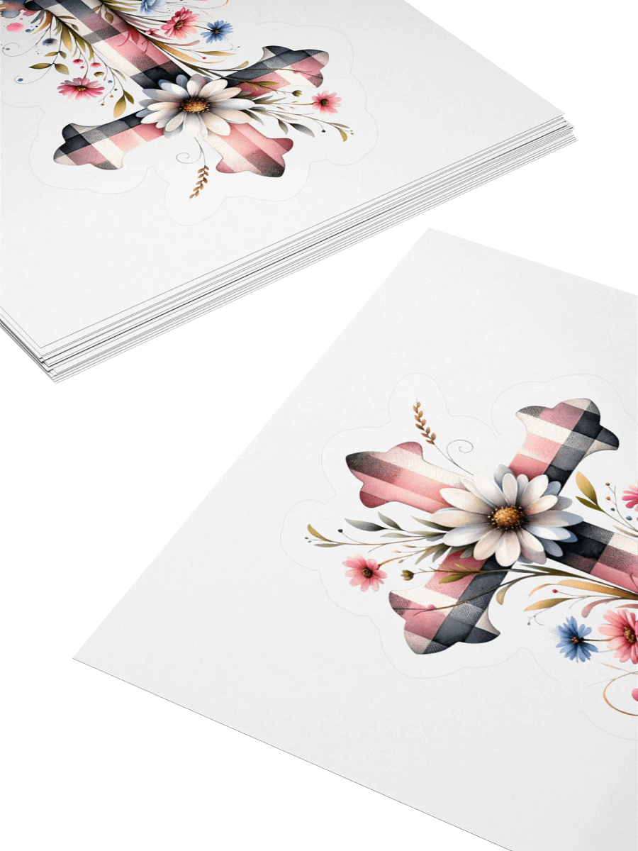 Floral Charm Kiss Cut Stickers. product image (4)
