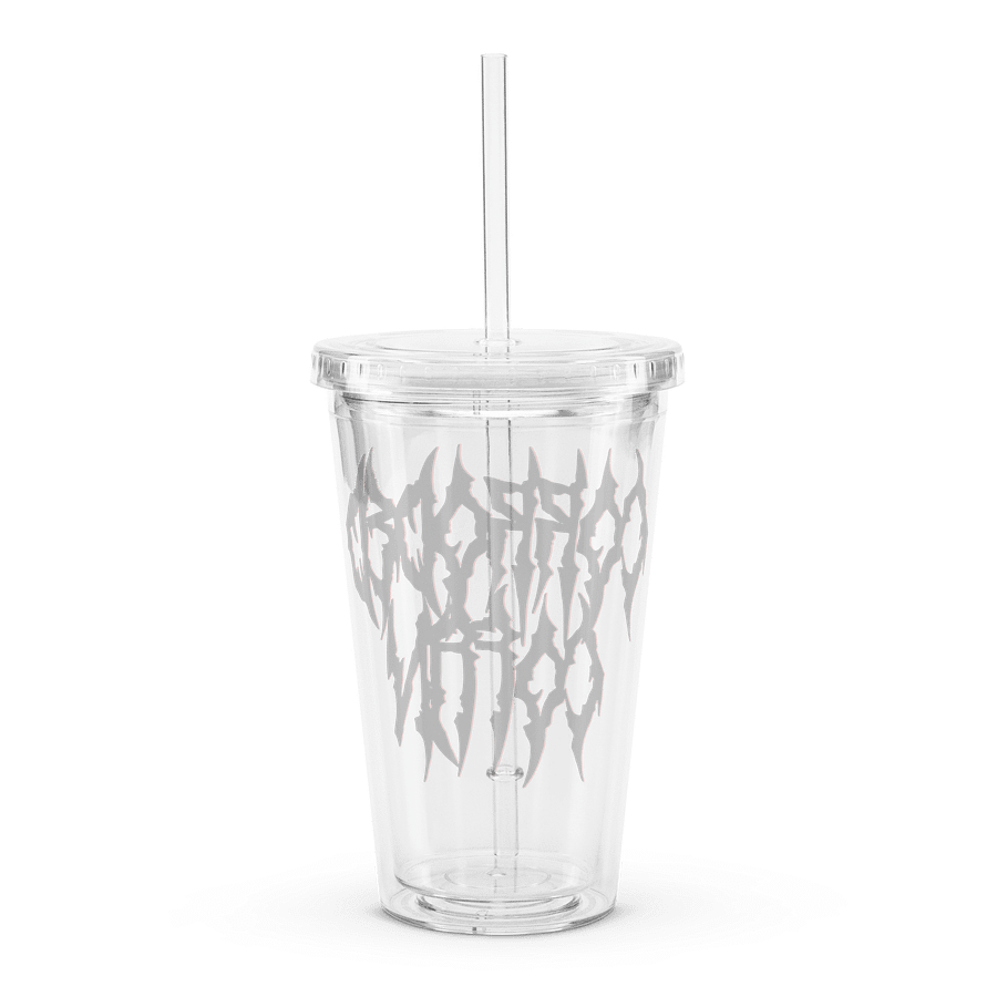 Corroded Coffin - Clear Plastic Tumbler product image (2)