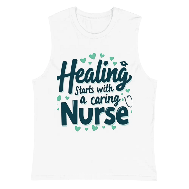 Healing Nurse Heart Muscle Tank product image (2)