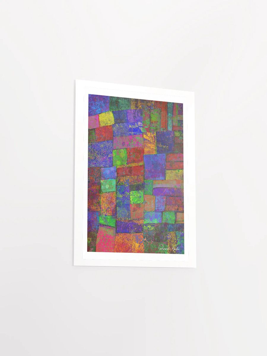 'Blocks' by Edward Martin: Mixed Media Collage Print product image (4)