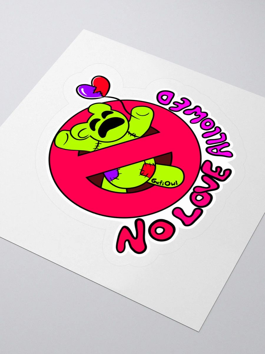 No Love Allowed Sticker product image (8)