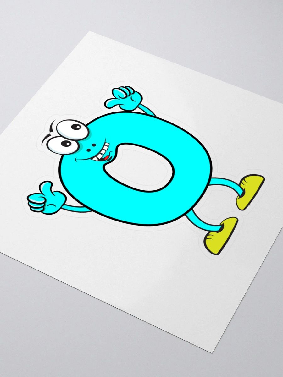 O Letter Cartoon Character Sticker product image (3)
