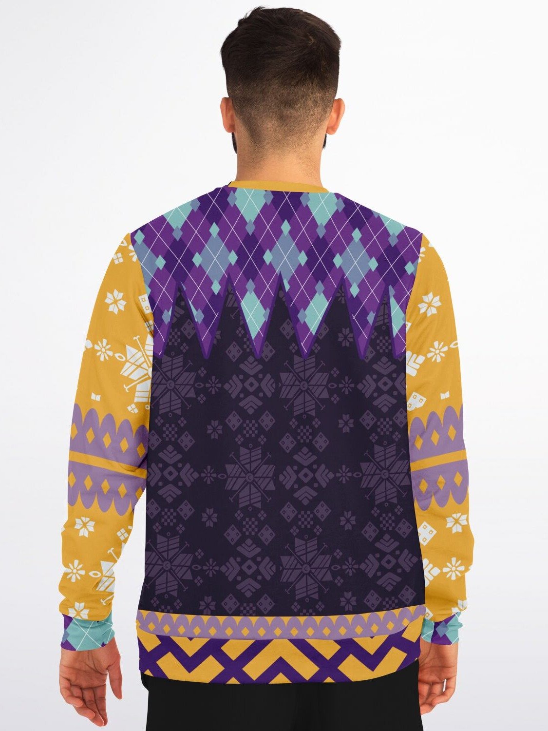 Crystal Ball Sarcastic Sweatshirt | Purple Magic Holiday Sweater | Mystic Fortune Teller Party Outfit | Funny Witchy Gothic Gift product image (2)