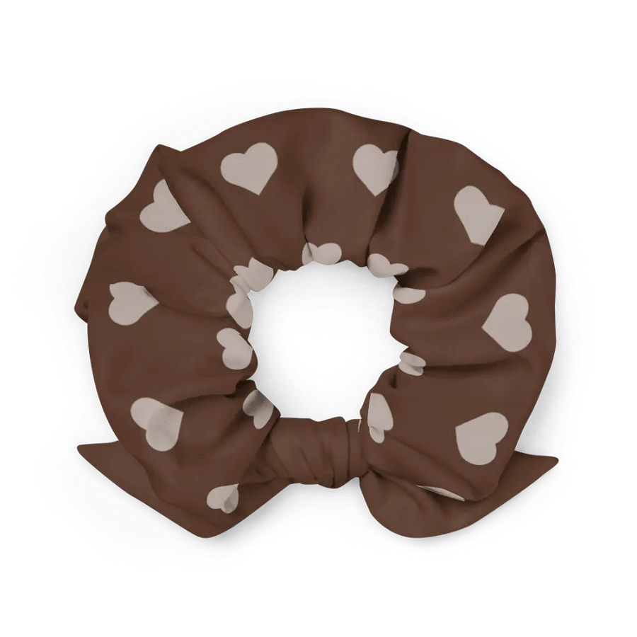 Heartly Brown Scrunchie product image (3)