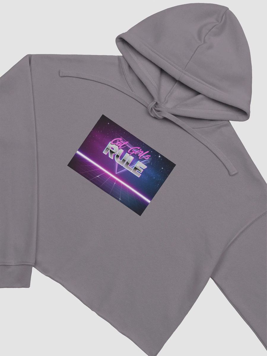 Cat Girls Rule Crop Hoodie product image (3)