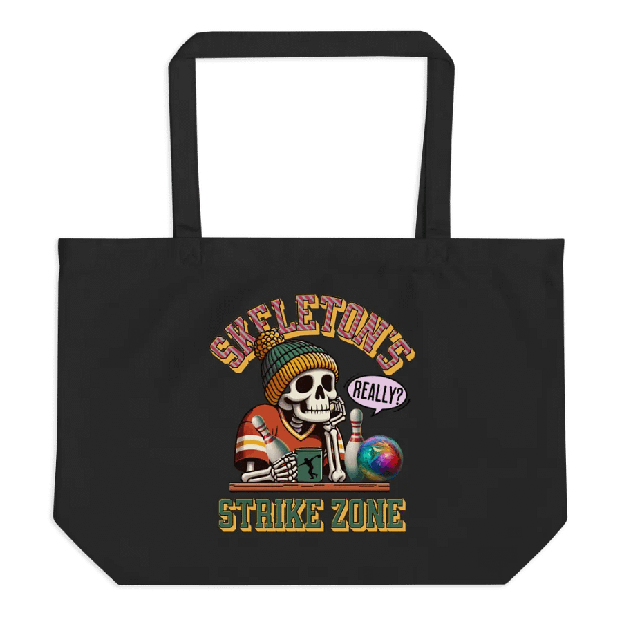 Skeletons Strike Zone Bowling Really Organic Tote product image (1)