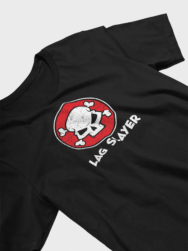 Lag Slayer Skull Gamer Logo Tee product image (2)
