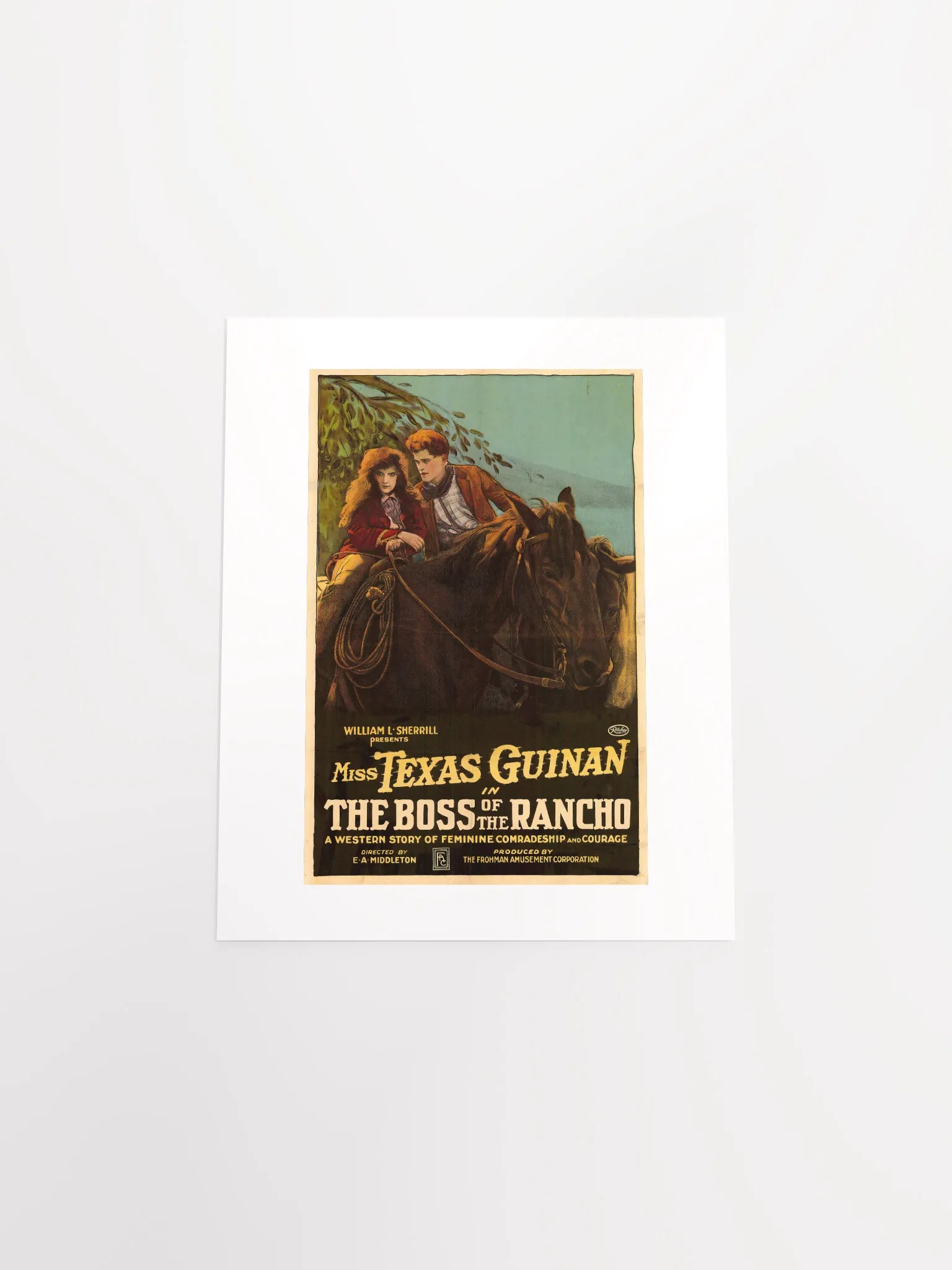 The Boss of the Rancho (1918) Poster - Print product image (14)