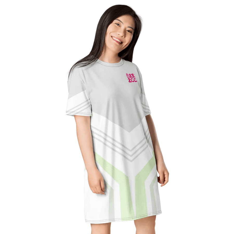 Preppy Geometrics T-Shirt Dress – BOURNE to Cape Cod™ product image (4)