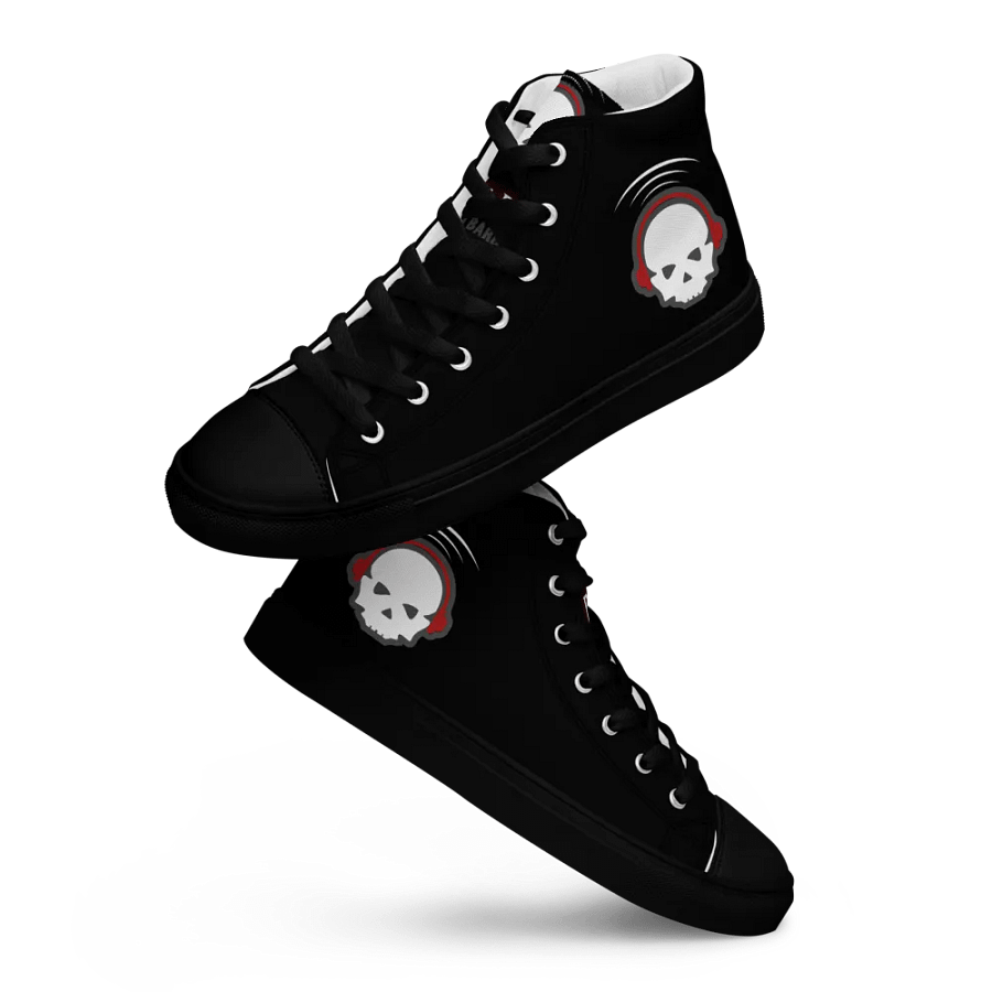 Skull Logo High Top Canvas Shoes product image (10)