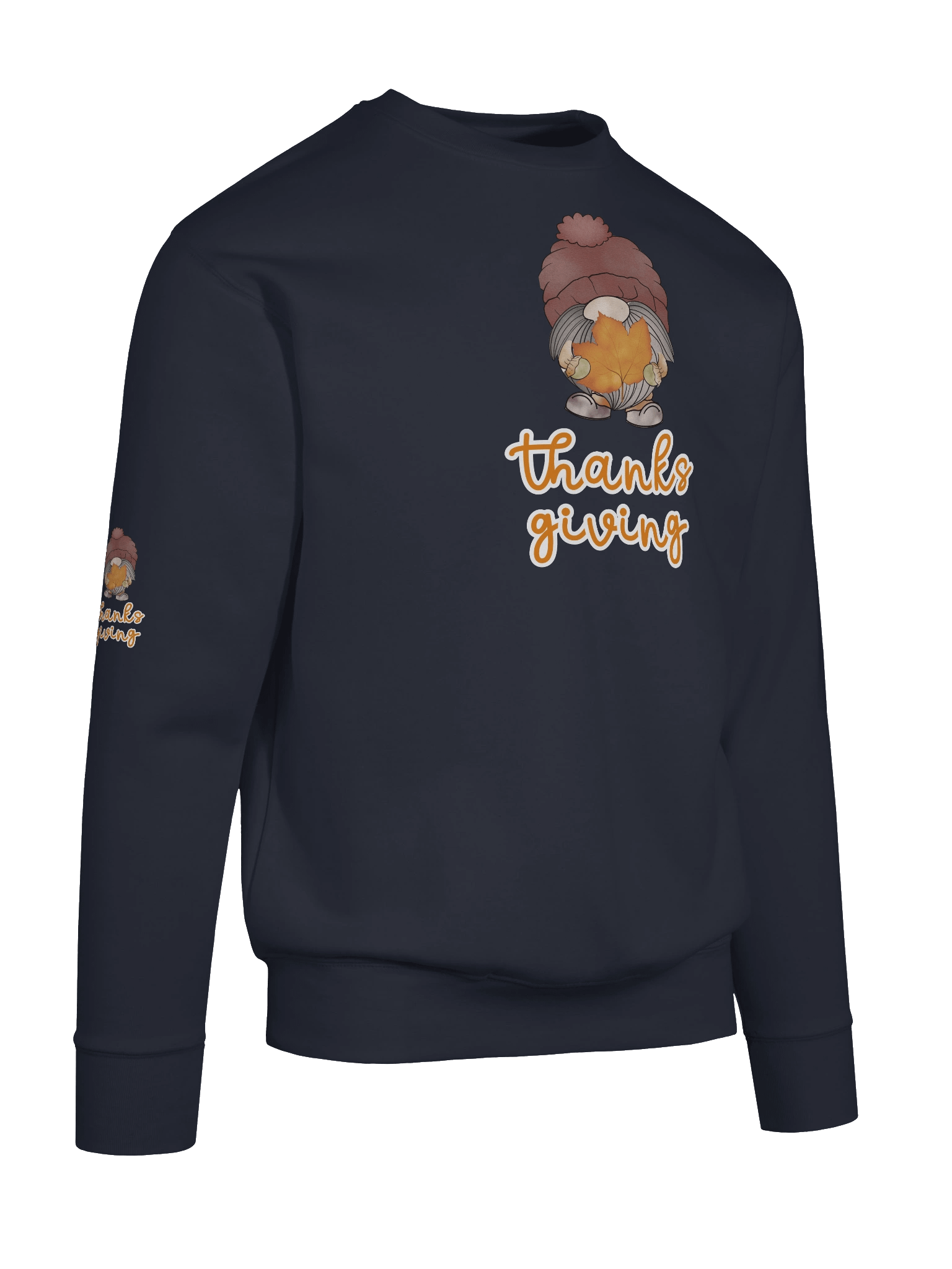 Thanksgiving Gnome Sweatshirt – Cute Autumn Leaf Design product image (102)