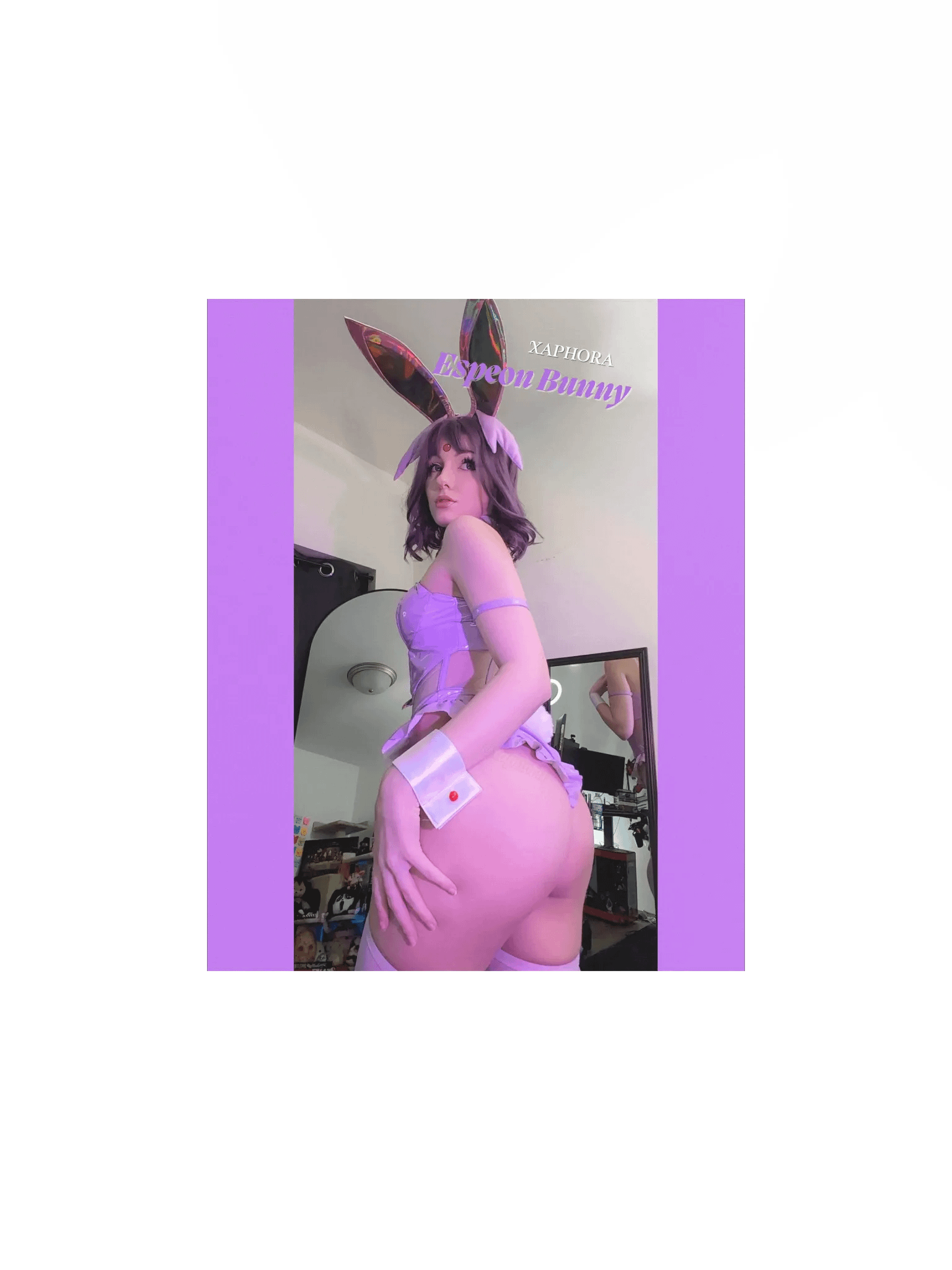 Espeon Bunny Girl Cosplay Print V2 product image (1)