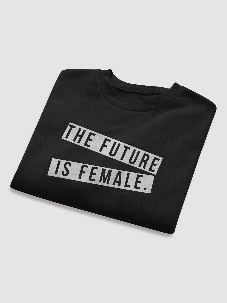 NEWSFLASH: The Future is Female Cropped Sweatshirt. product image (8)