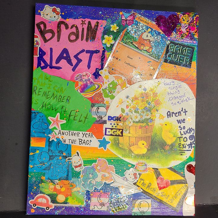 Nostolgia Vomit Multi-Media 8x10 canvas product image (1)