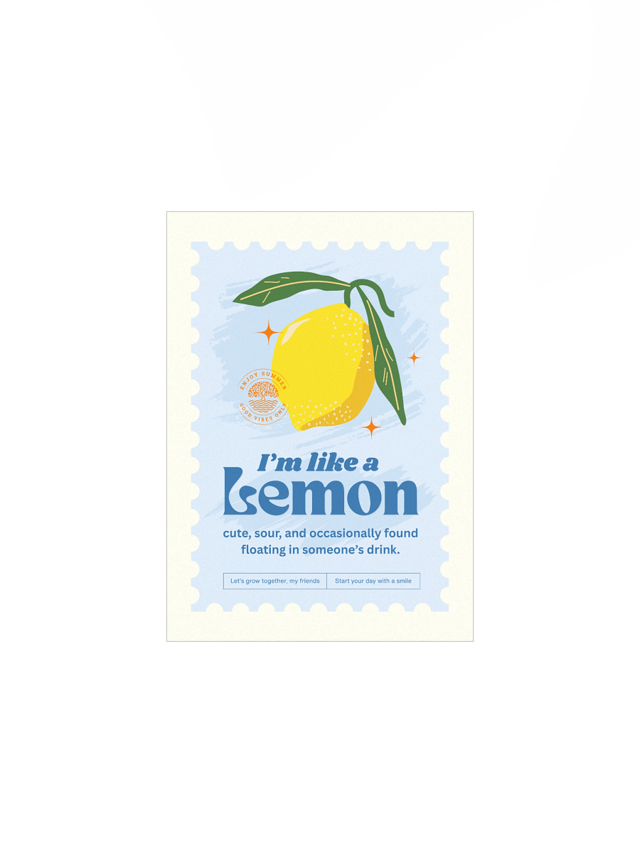 Im Like a Lemon Cute Sour Poster product image (2)