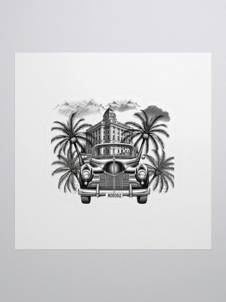 Vintage Car Kiss Cut Stickers product image (1)