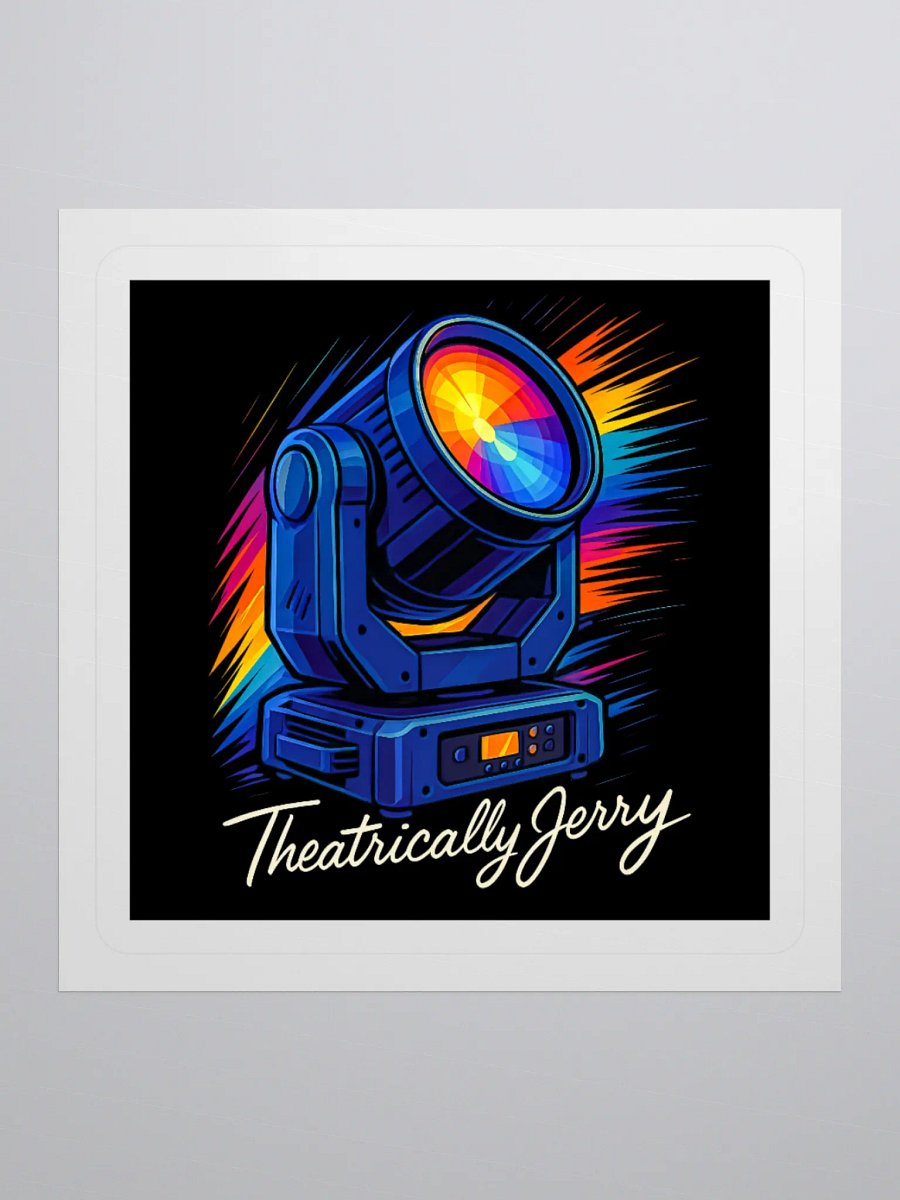 Theatrically Jerry Signature Moving Head Light Sticker product image (3)