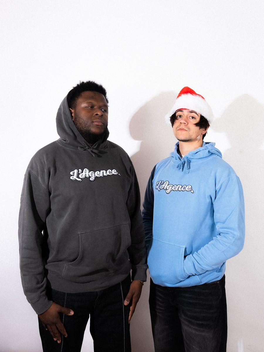 L'AGENCE EMBROIDERED HOODIE BLACK product image (4)