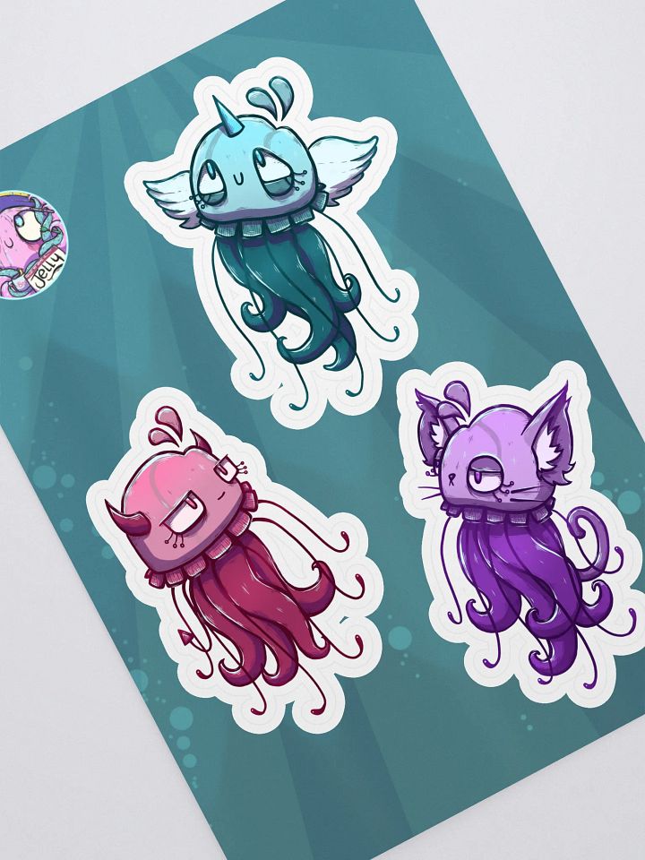 Cosplaying Jellyfish Stickers! product image (1)