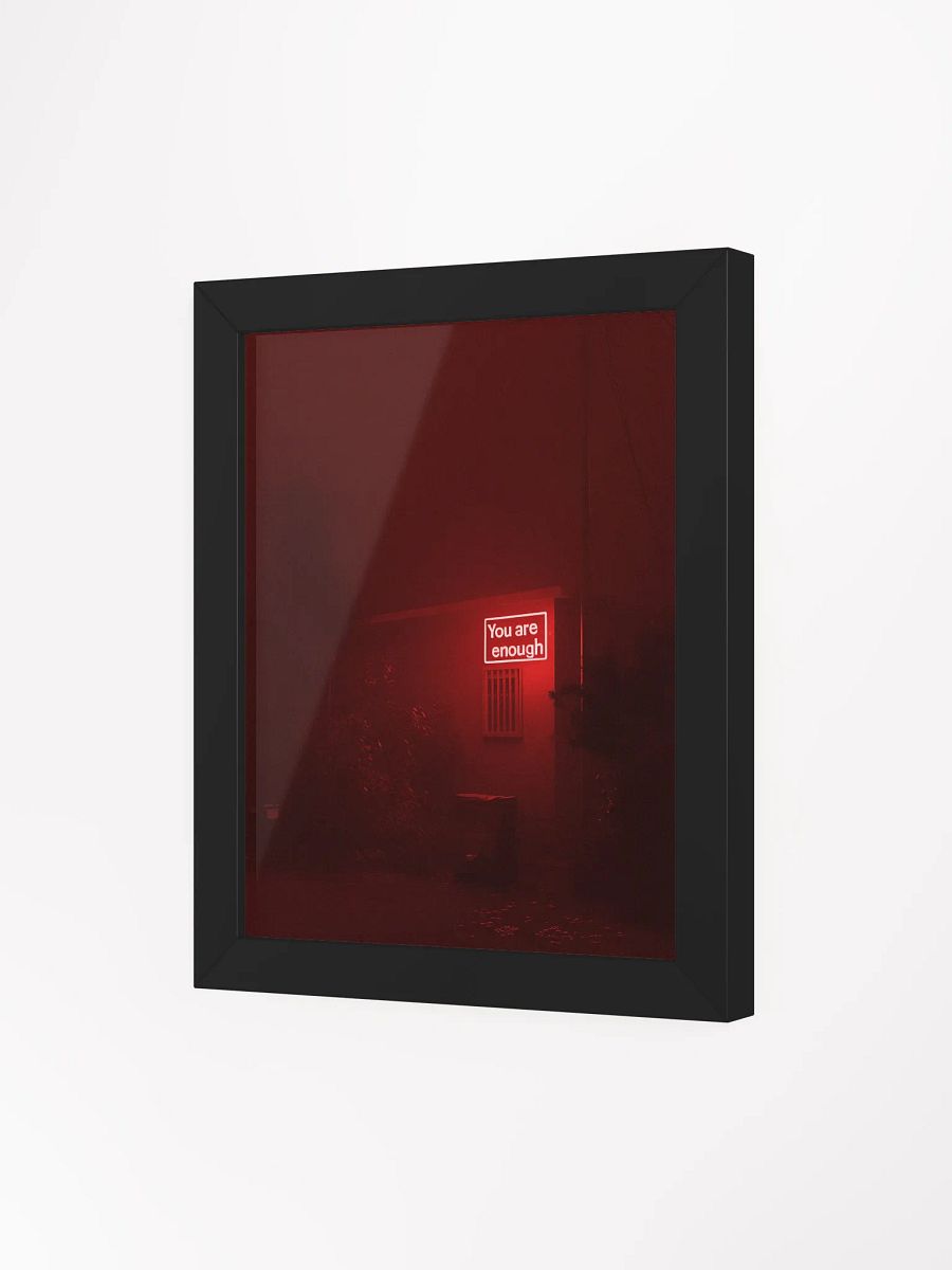 "You are enough" Framed Poster product image (37)