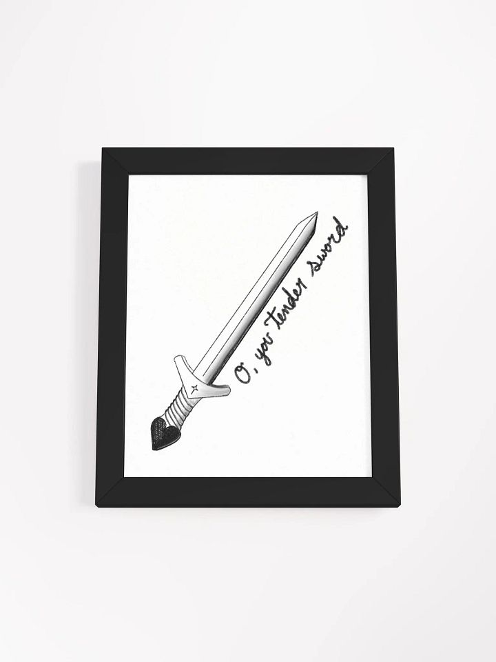 Sword Framed Art Print product image (1)