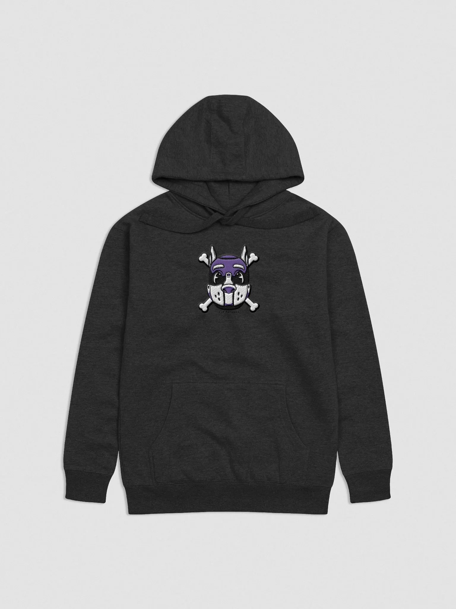 Rubberhose Pup 'n Bone - PURPLE - Embroidered Hoodie product image (2)