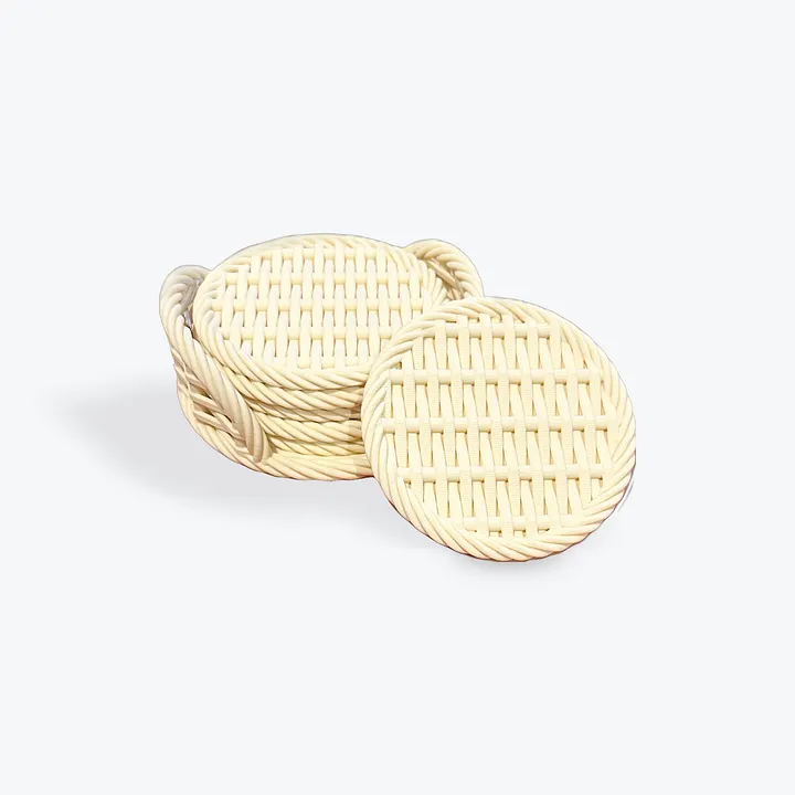 Faux Woven Coasters - Set of 6 product image (2)