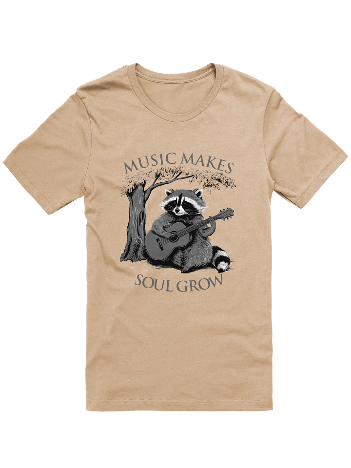 Soulful Raccoon Guitarist T-Shirt product image (1)