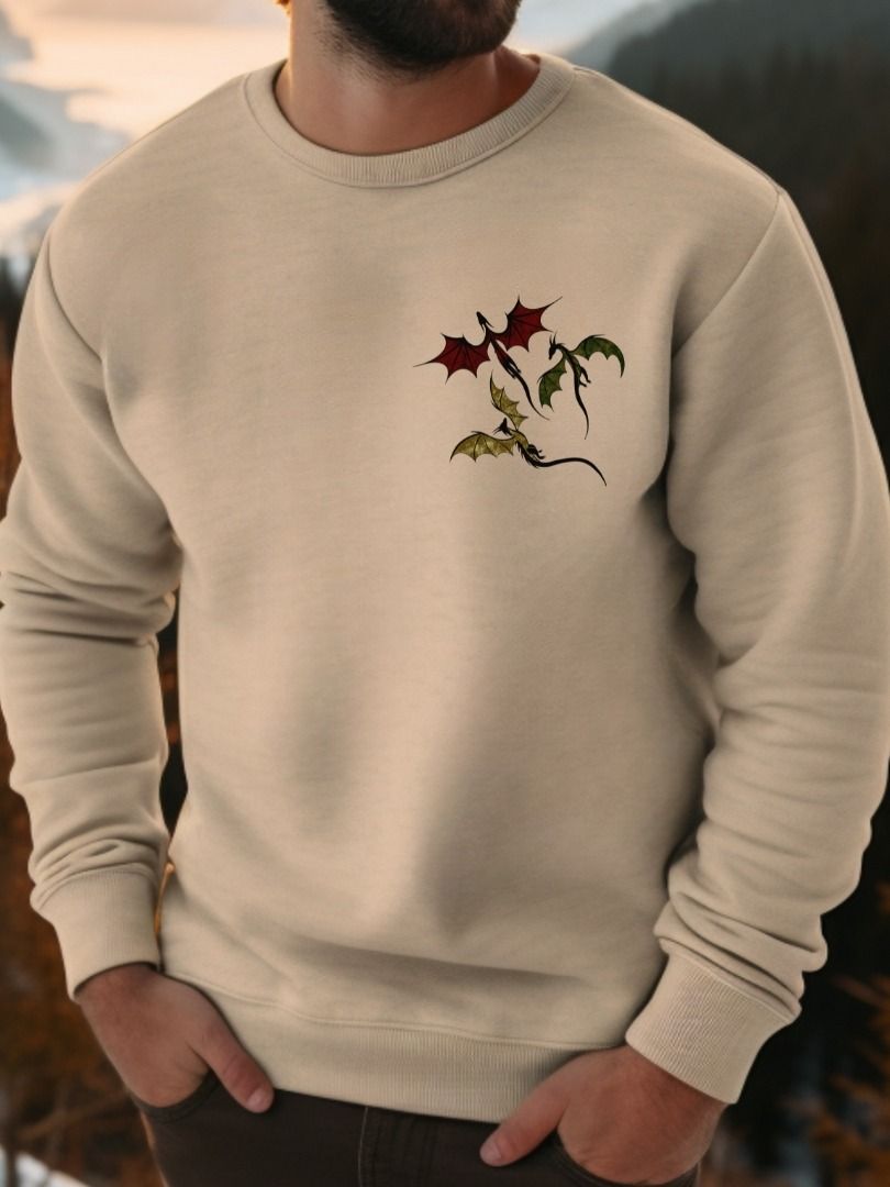 Fantasy Baby Dragon Sweatshirt - Unisex Pullover Crewneck product image (1)