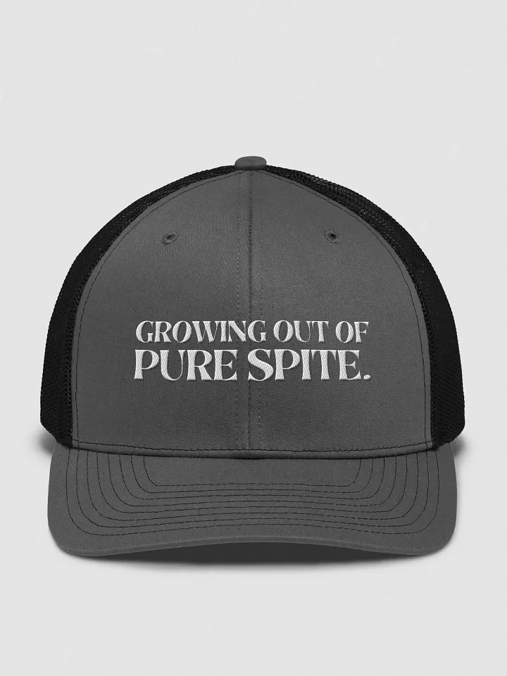 GROWING OUT OF PURE SPITE 112 trucker hat product image (18)