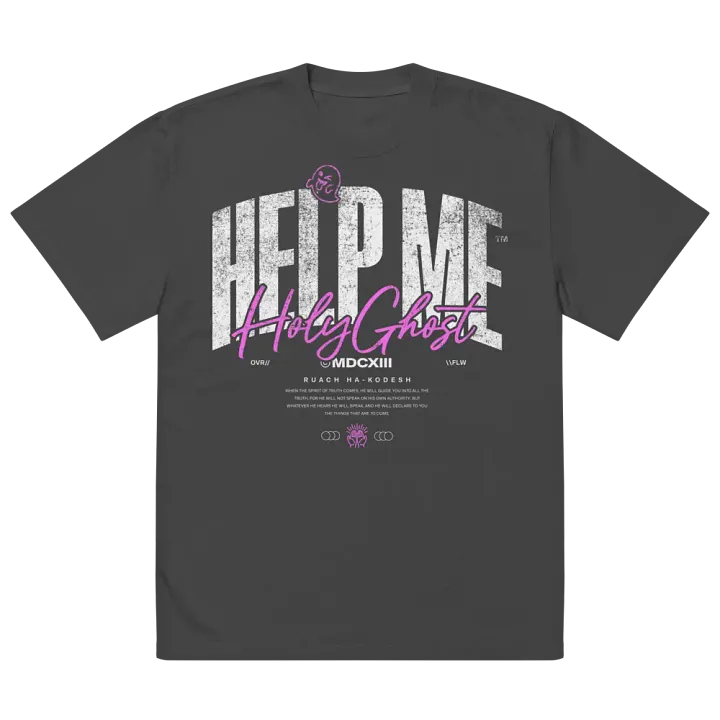 Holy Ghost Oversized Faded Tee product image (1)