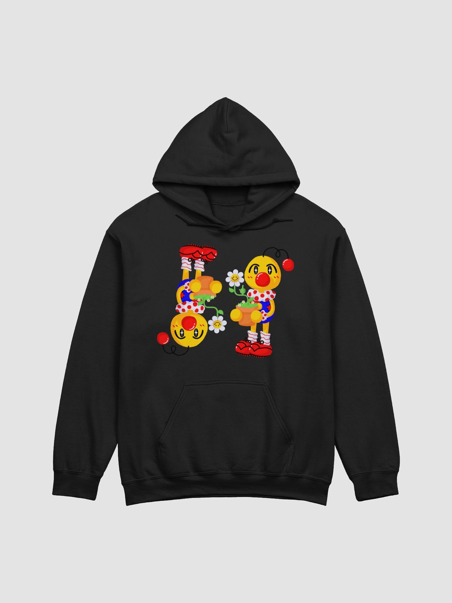 Front Boyoyoing Double Flower Pot Unisex Hoodie product image (7)