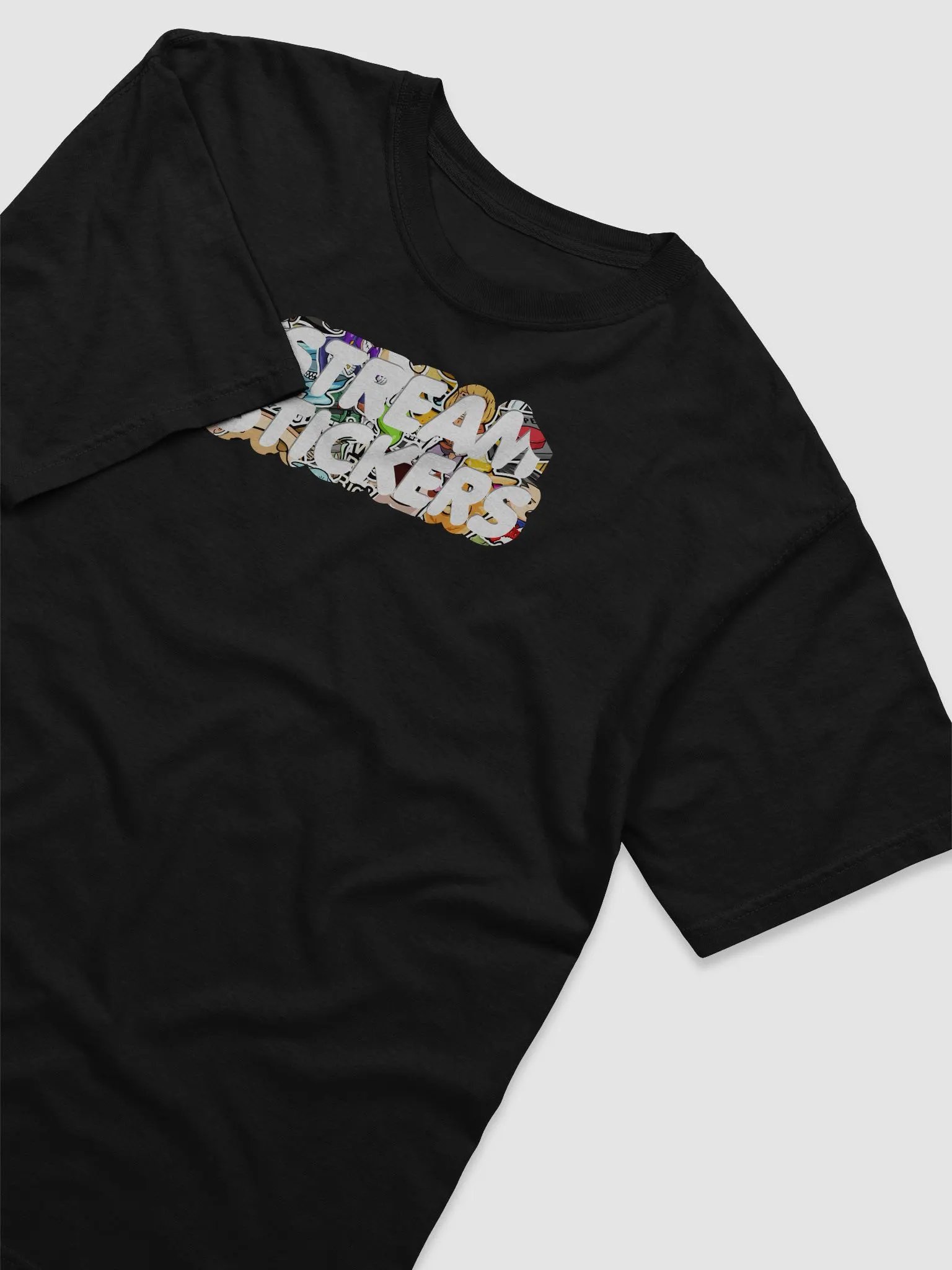 Sticker Party Series ONE - Black Logo T-Shirt product image (3)