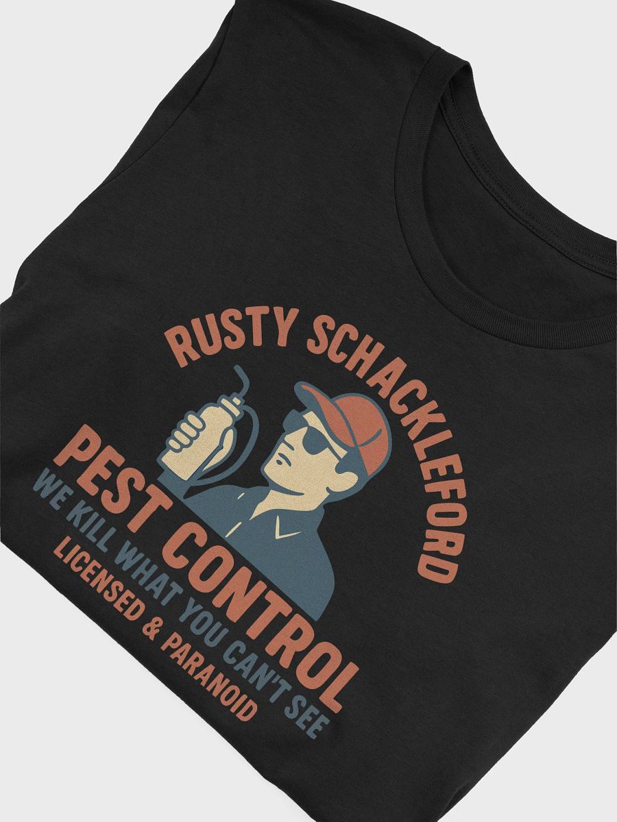 Rusty Shackelford Pest Control Tee product image (5)