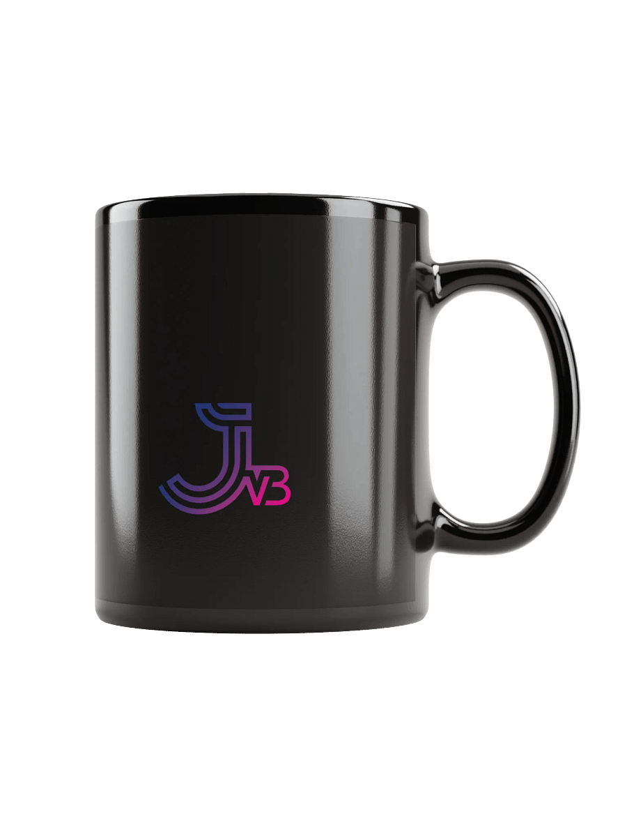 Gradient JVB Logo Black Glossy Mug product image (1)
