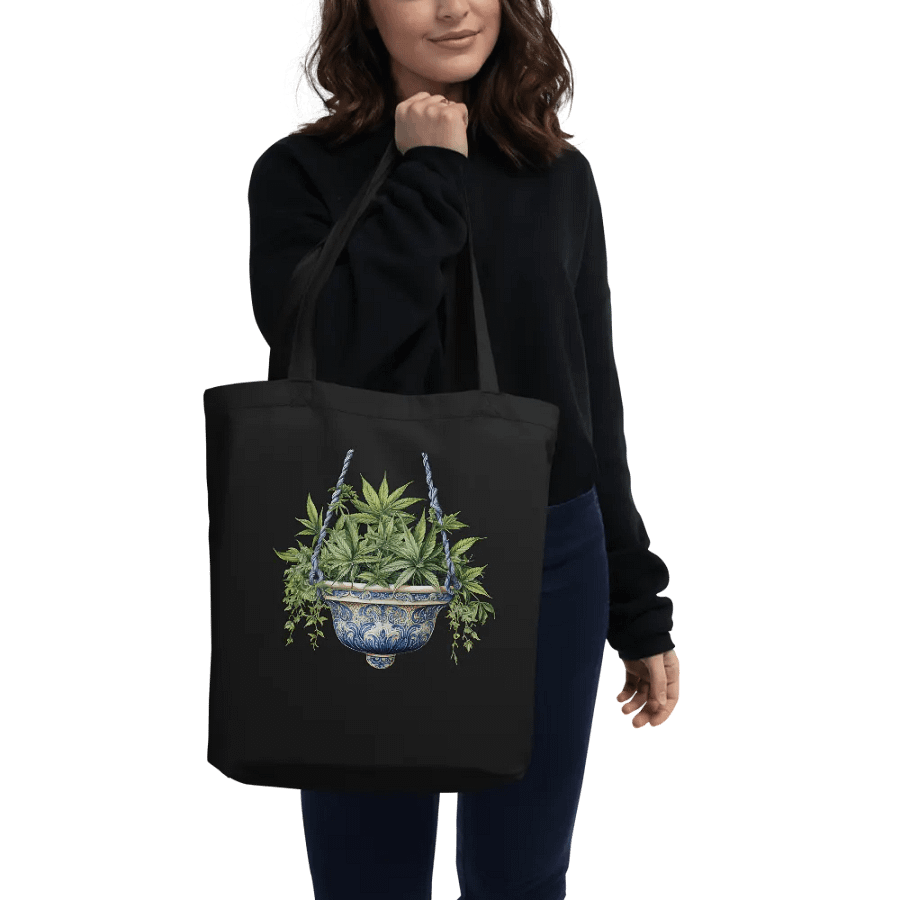 Blue Botanical Hanging Cannabis Planter product image (2)