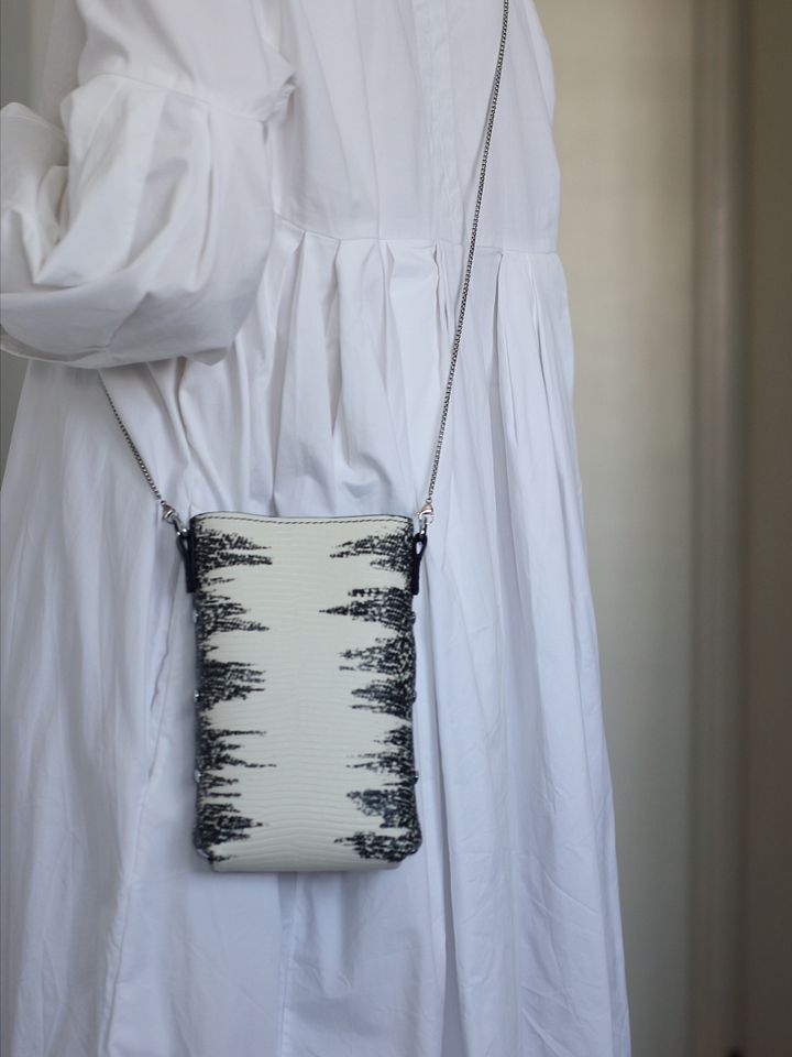 Lizard-embossed Leather Mini Bag product image (1)