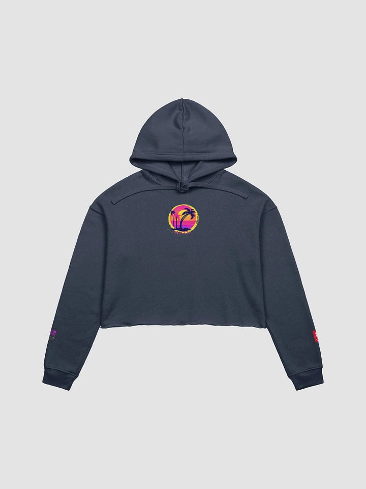 Neon Sun - Fleece Crop Hoodie - bnds1 product image (1)