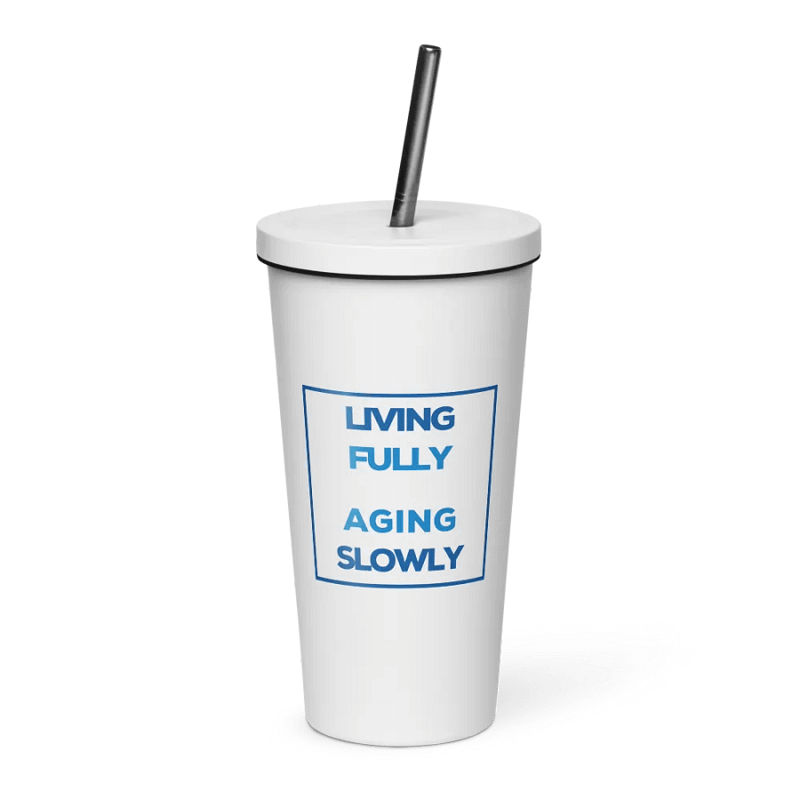 White Tumbler with Lid and Removable Straw product image (1)